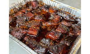 Korean-Style Smoked Pork Belly Burnt Slices